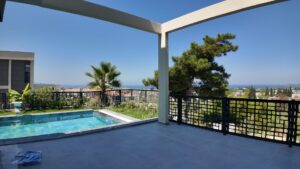 terrasse mit meerblick